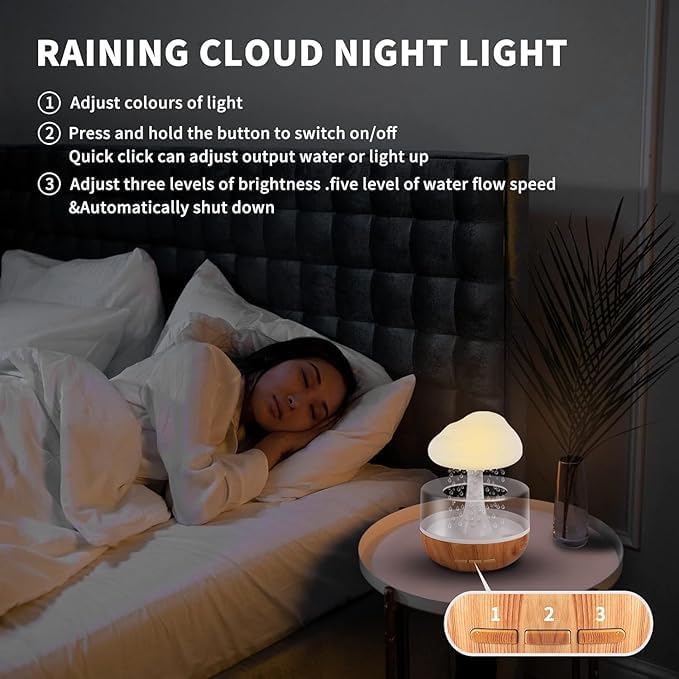 Cloud Rain Diffuser Humidifier