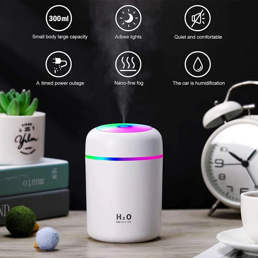 H2O Colorful Cool Mini Humidifier