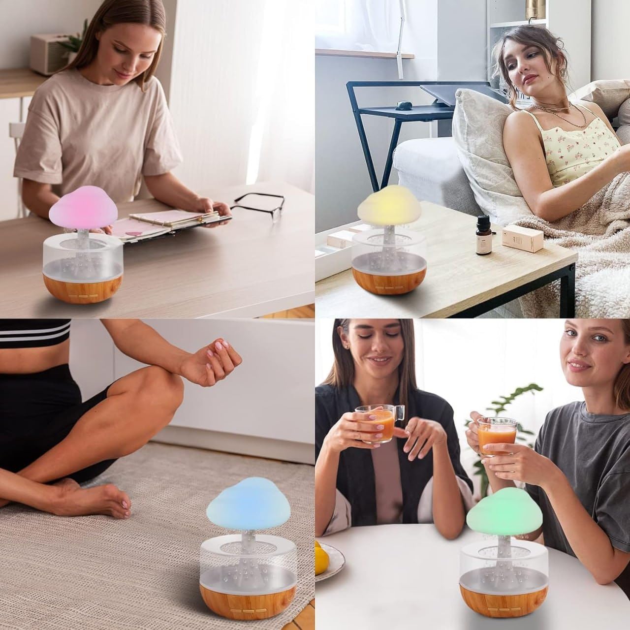 Cloud Rain Diffuser Humidifier