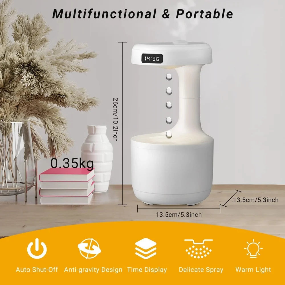 Anti-gravity humidifier
