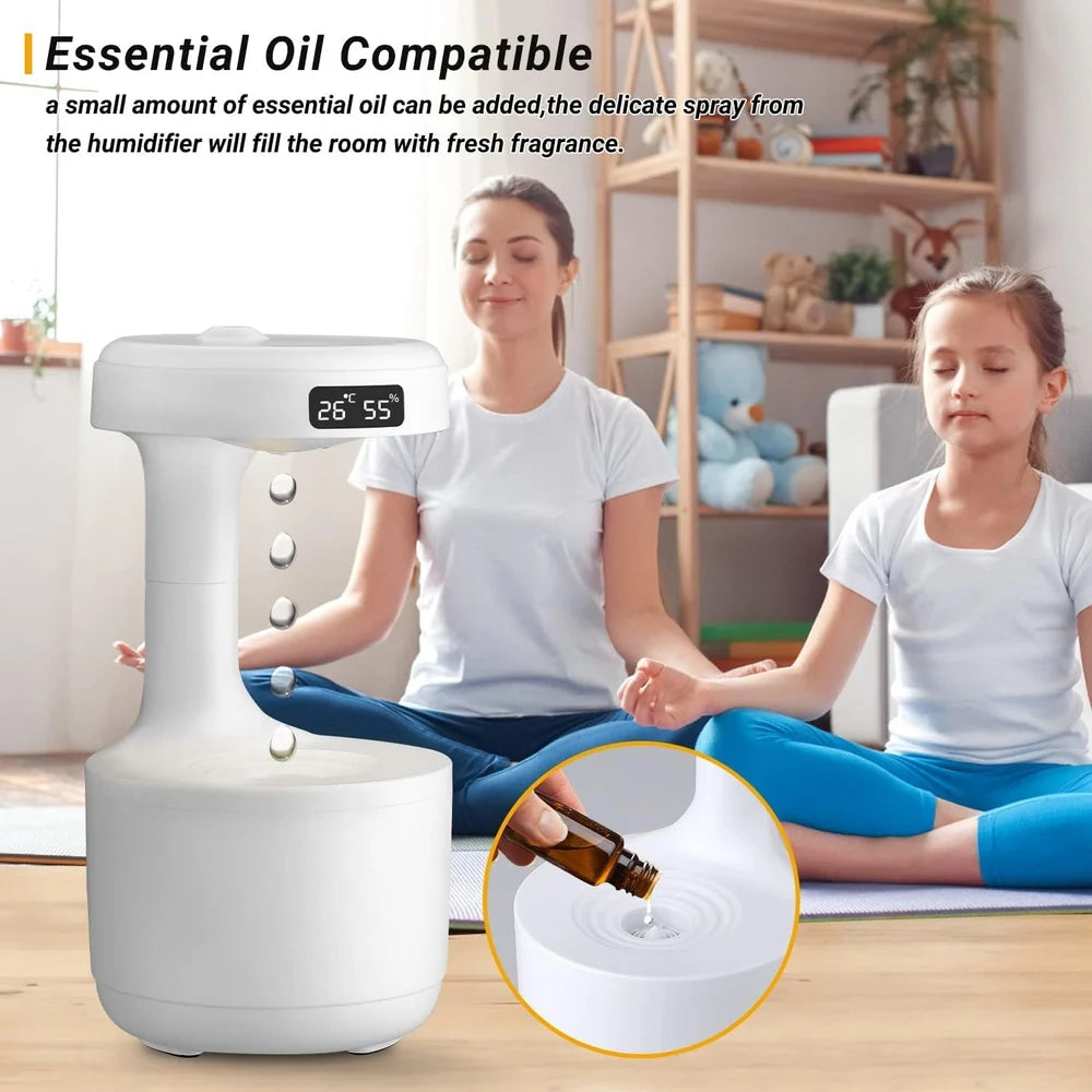 Anti-gravity humidifier
