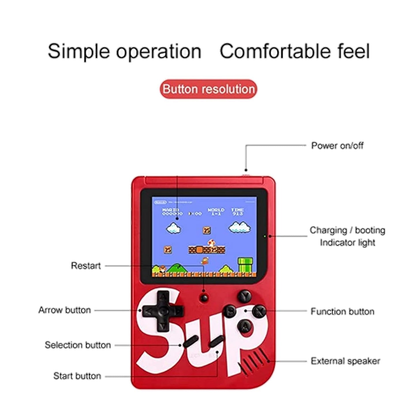 Retro gaming SUP 400 in 1