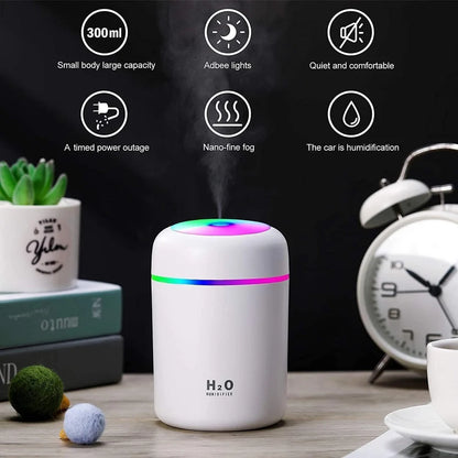 H2O Colorful Cool Mini Humidifier